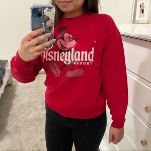 Classic Red Disneyland Crewneck